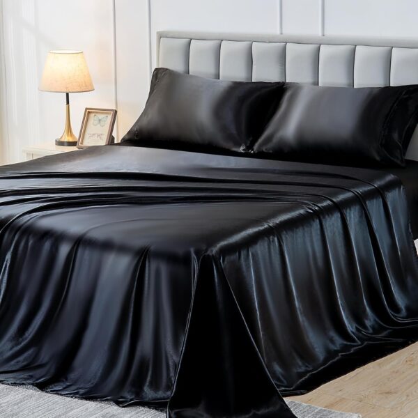 Satin Bed Sheet Set