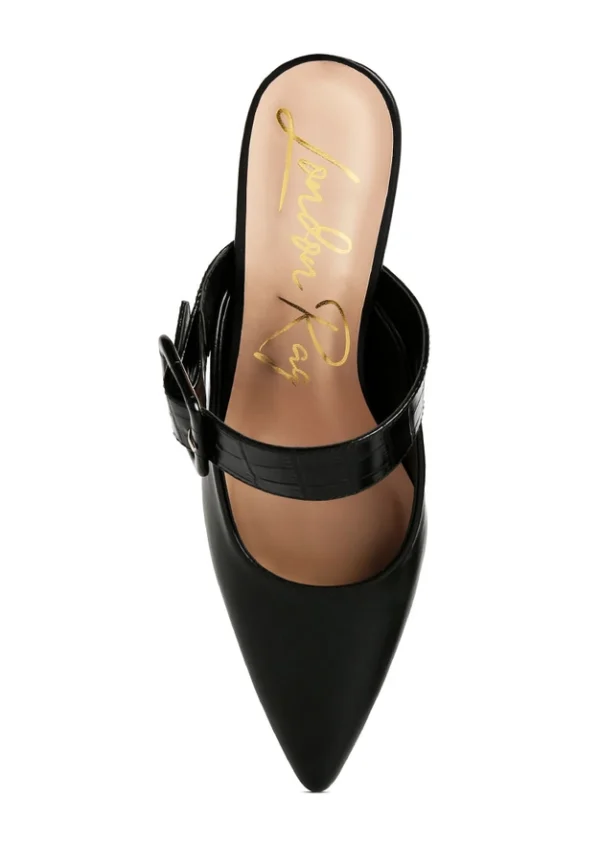 BLACK BLOCK HEELs - Image 2